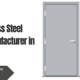 Top Stainless Steel Doors Manufacturer in India
